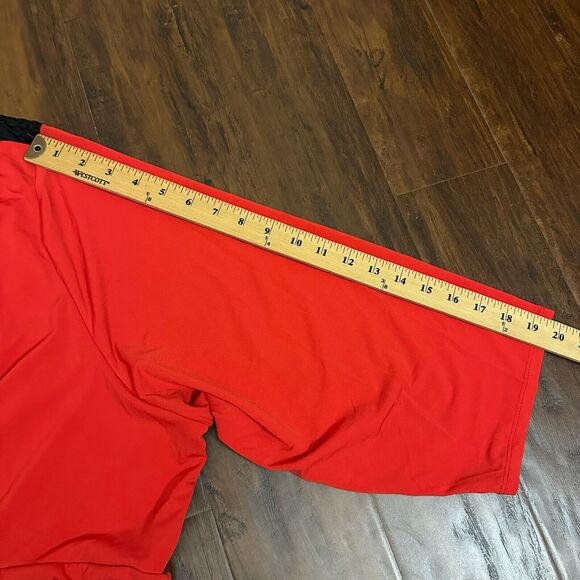 TORRID Surplice Top Womens Blouse Sz 5X Plus Red V-Neck 3/4 Sleeve Knit NWT - Picture 11 of 11